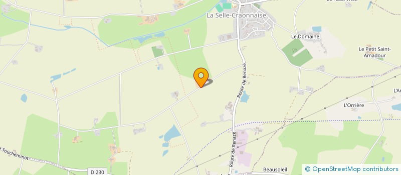 localisation de l'entreprise MONSIEUR MICHEL PELTIER à SELLE-CRAONNAISE (LA)