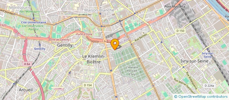 localisation de l'entreprise MONSIEUR MICHEL PENA  PARIS