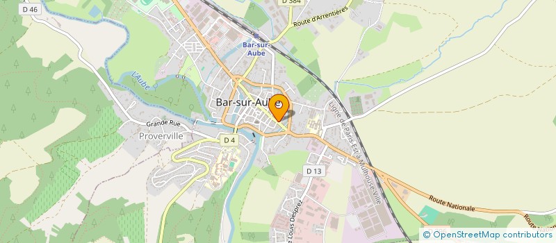 localisation de l'entreprise MONSIEUR MICHEL PENASSE  BAR-SUR-AUBE