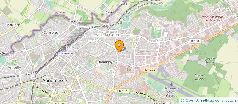 localisation de l'entreprise MONSIEUR MICHEL PENNANEACH  ANNEMASSE