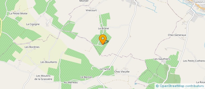 localisation de l'entreprise MONSIEUR MICHEL PERAUD  SAINTE-RAMEE