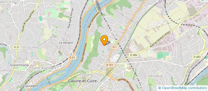 localisation de l'entreprise MONSIEUR MICHEL PERBET à CALUIRE-ET-CUIRE