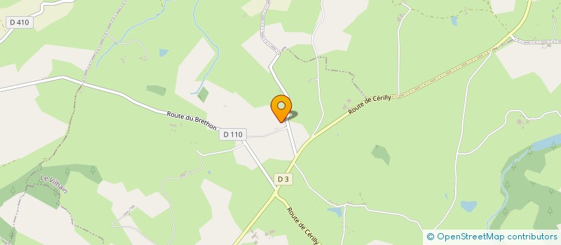 localisation de l'entreprise MONSIEUR MICHEL PERCEAU  LOUROUX-BOURBONNAIS