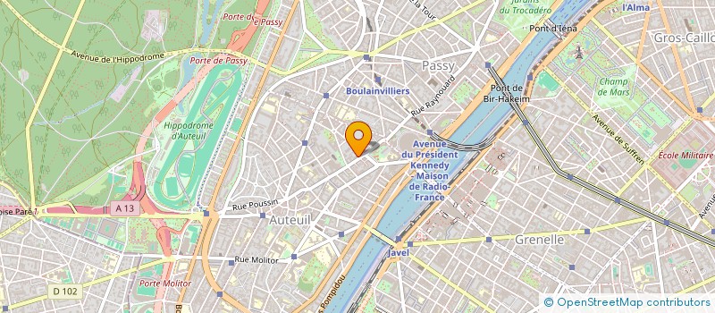 localisation de l'entreprise MONSIEUR MICHEL PERCHET  PARIS