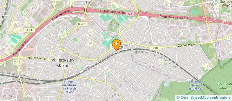 localisation de l'entreprise MONSIEUR MICHEL PEREIRA  VILLIERS-SUR-MARNE