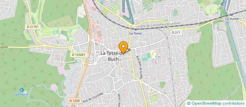 localisation de l'entreprise MONSIEUR MICHEL PERES à LA TESTE-DE-BUCH