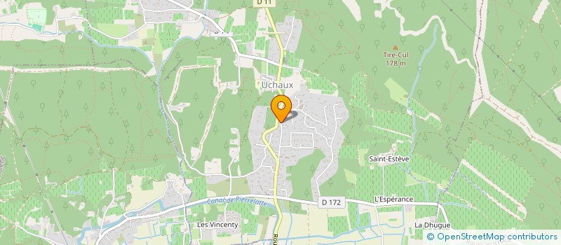 localisation de l'entreprise MONSIEUR MICHEL PEREZ MARCHAN  UCHAUX