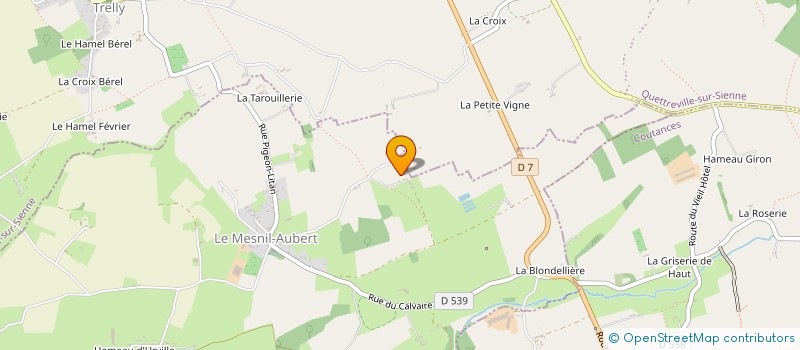 localisation de l'entreprise MONSIEUR MICHEL PERIER-DESHOGUES  LE MESNIL-AUBERT