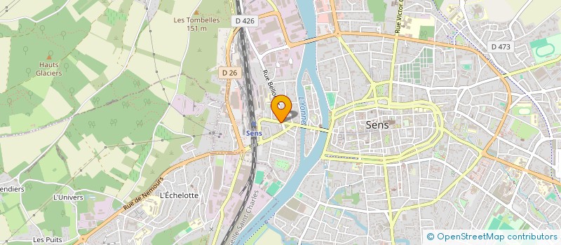 localisation de l'entreprise MONSIEUR MICHEL PERNUIT à SENS