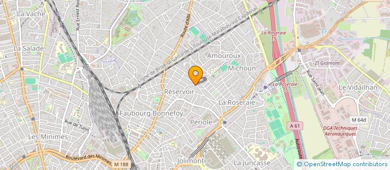 localisation de l'entreprise MONSIEUR MICHEL PERON à TOULOUSE