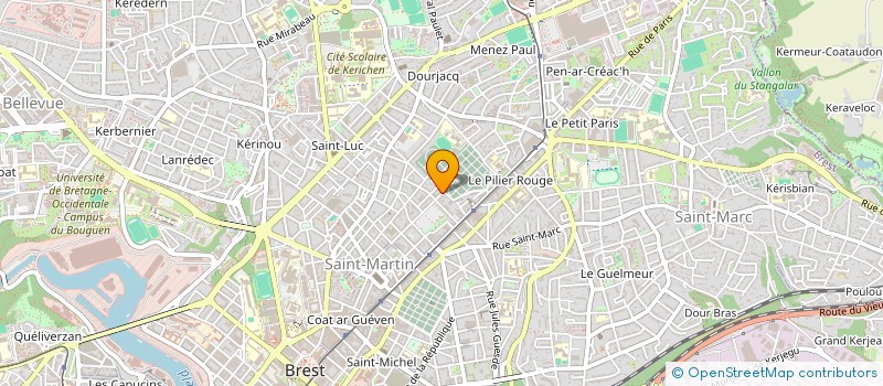 localisation de l'entreprise MONSIEUR MICHEL PERON à BREST