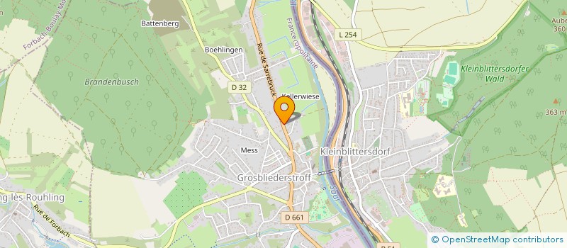 localisation de l'entreprise MONSIEUR MICHEL PERRAUT  GROSBLIEDERSTROFF