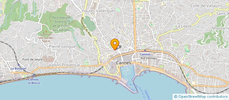 localisation de l'entreprise MONSIEUR MICHEL PERREARD  CANNES