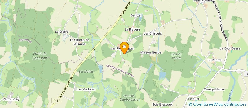 localisation de l'entreprise MONSIEUR MICHEL PERRET à MONTPONT-EN-BRESSE