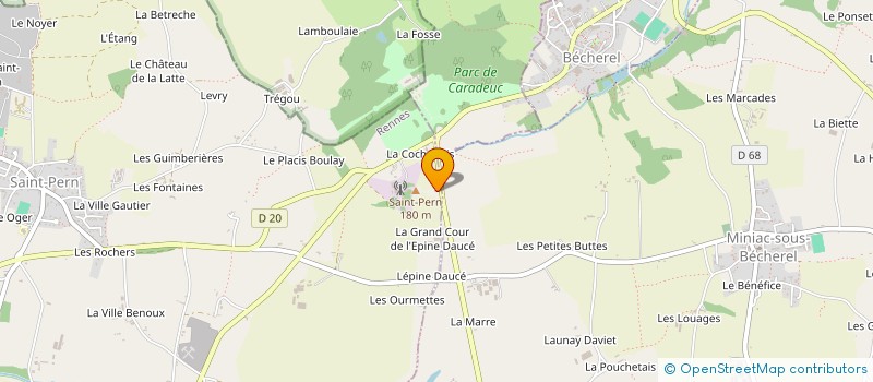 localisation de l'entreprise MONSIEUR MICHEL PERRIGOT  SAINT-PERN