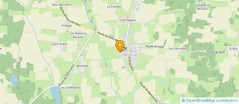 localisation de l'entreprise MONSIEUR MICHEL PERRIN  BEREZIAT