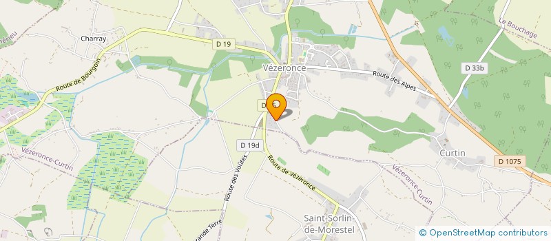 localisation de l'entreprise MONSIEUR MICHEL PERRIOL  VEZERONCE-CURTIN