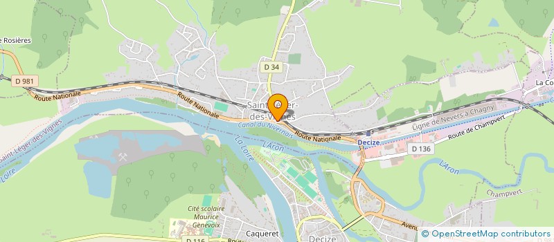 localisation de l'entreprise MONSIEUR MICHEL PERROT  SAINT-LEGER-DES-VIGNES