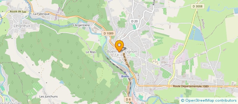 localisation de l'entreprise MONSIEUR MICHEL PERROTON  BOEN-SUR-LIGNON