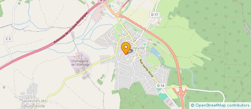 localisation de l'entreprise MONSIEUR MICHEL PERRU  MALAINCOURT