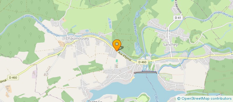 localisation de l'entreprise MONSIEUR MICHEL PERRY  CHAUMOUSEY