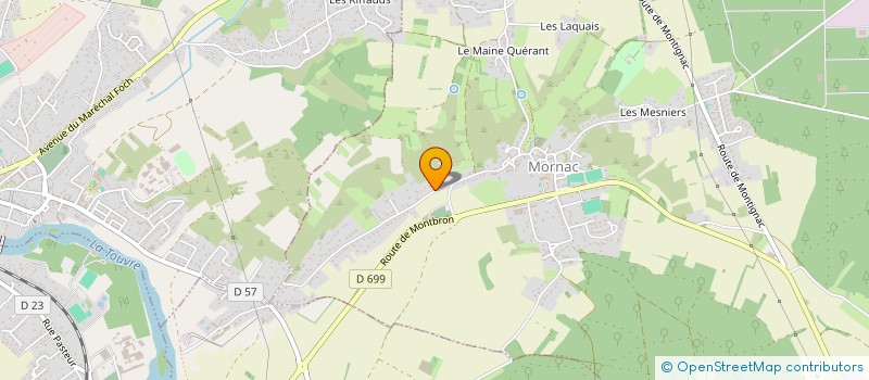localisation de l'entreprise MONSIEUR MICHEL PERSIGOUT à MORNAC