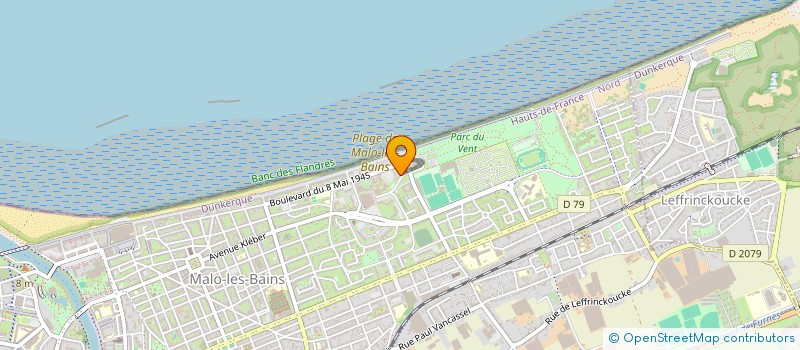 localisation de l'entreprise MONSIEUR MICHEL PERSYN  DUNKERQUE