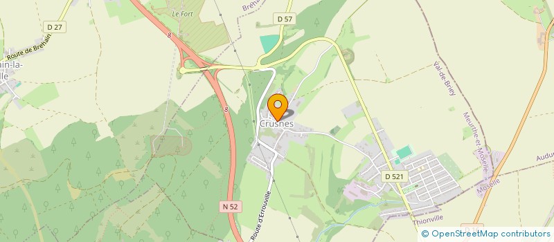 localisation de l'entreprise MONSIEUR MICHEL PERUZZI  CRUSNES
