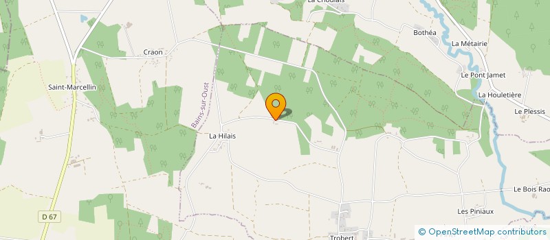 localisation de l'entreprise MONSIEUR MICHEL PESNEAU  RENAC