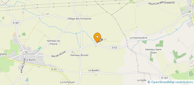 localisation de l'entreprise MONSIEUR MICHEL PESNEL  GROSVILLE