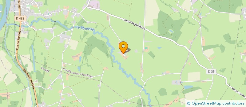 localisation de l'entreprise MONSIEUR MICHEL PETEL  POUILLY-SOUS-CHARLIEU