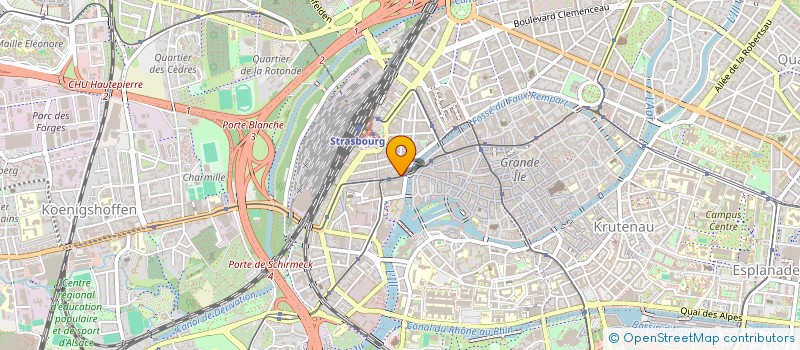 localisation de l'entreprise MONSIEUR MICHEL PETEUIL à STRASBOURG