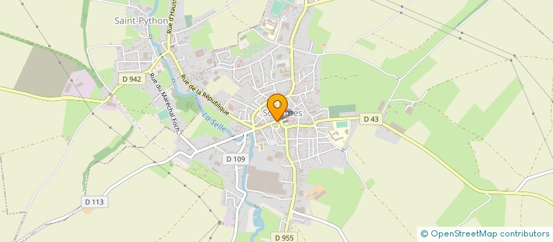 localisation de l'entreprise MONSIEUR MICHEL PETIT à SOLESMES
