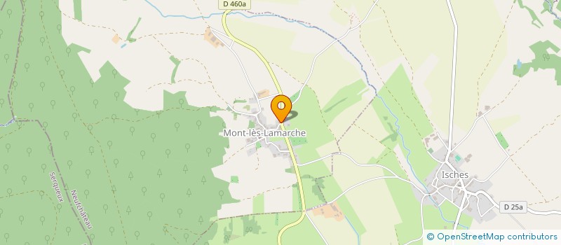 localisation de l'entreprise MONSIEUR MICHEL PETIT  MONT-LES-LAMARCHE
