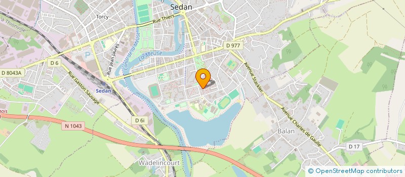 localisation de l'entreprise MONSIEUR MICHEL PETIT  SEDAN