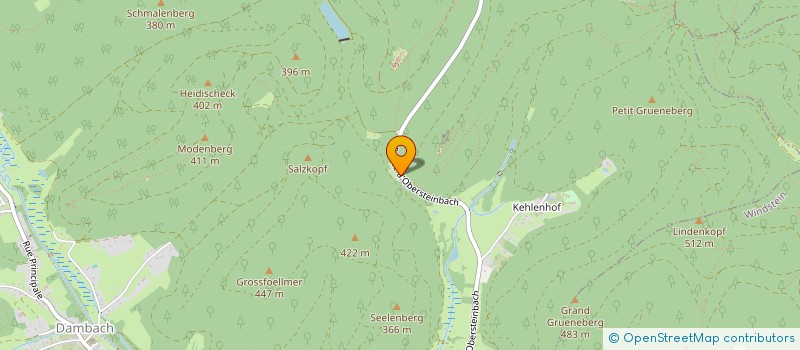 localisation de l'entreprise MONSIEUR MICHEL PETTOELLO  DAMBACH