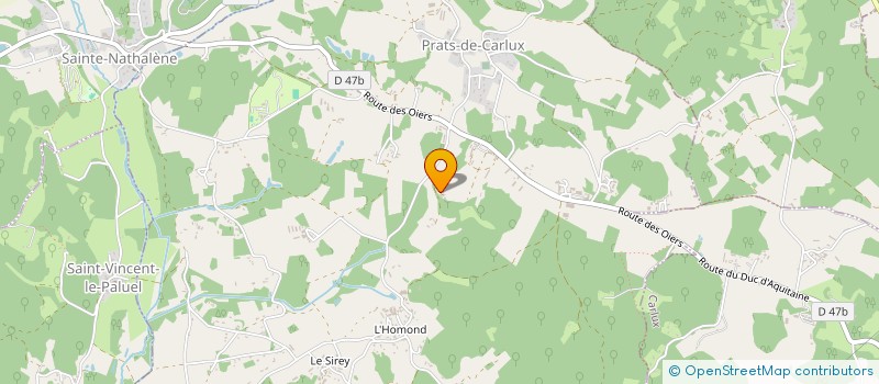 localisation de l'entreprise MONSIEUR MICHEL PEYTAVIE  SIMEYROLS