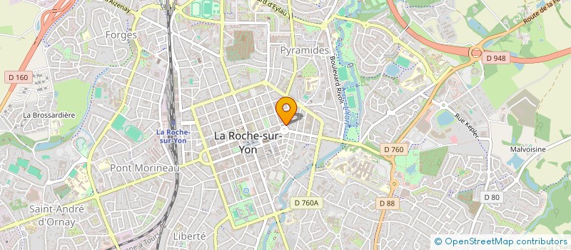 localisation de l'entreprise MONSIEUR MICHEL PEZAS à ROCHE SUR YON (LA)
