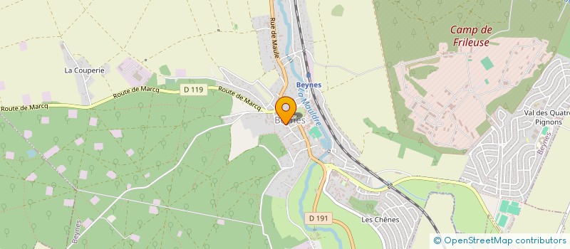 localisation de l'entreprise MONSIEUR MICHEL PEZERIL  BEYNES