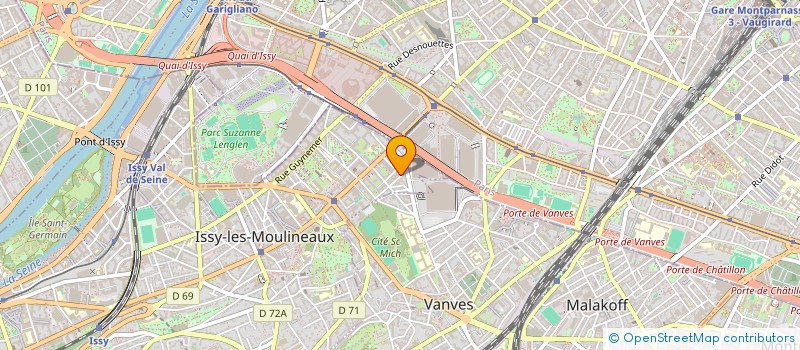 localisation de l'entreprise MONSIEUR MICHEL PEZZATTI à ISSY-LES-MOULINEAUX