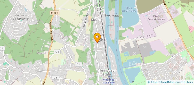 localisation de l'entreprise MONSIEUR MICHEL PFAFF à VILLENNES-SUR-SEINE