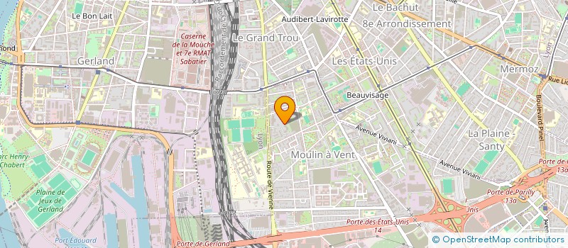 localisation de l'entreprise MONSIEUR MICHEL PHILIBERT  VENISSIEUX