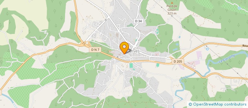 localisation de l'entreprise MONSIEUR MICHEL PHILIP  BRIGNOLES