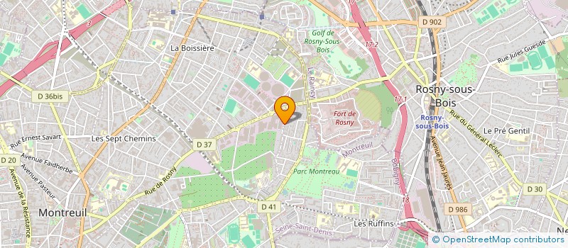 localisation de l'entreprise MONSIEUR MICHEL PHILIPPE à MONTREUIL