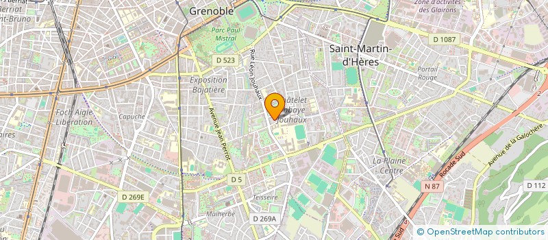 localisation de l'entreprise MONSIEUR MICHEL PHILIPPE à GRENOBLE