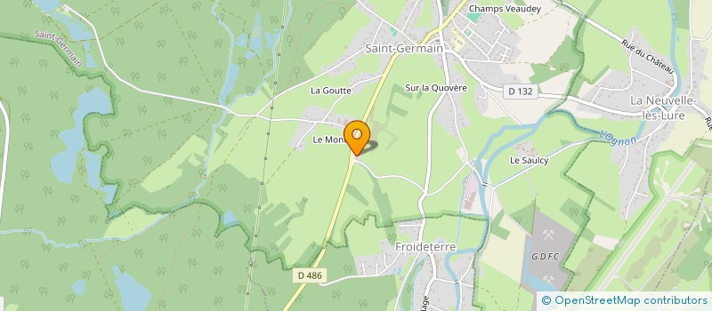 localisation de l'entreprise MONSIEUR MICHEL PHILIPPE  SAINT-GERMAIN