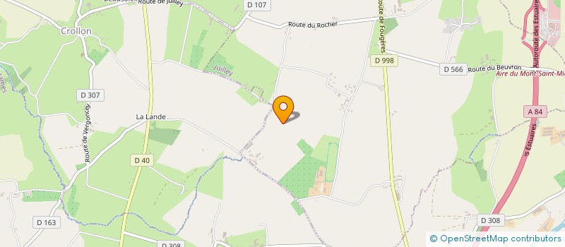 localisation de l'entreprise MONSIEUR MICHEL PHILIPPEAUX  JUILLEY