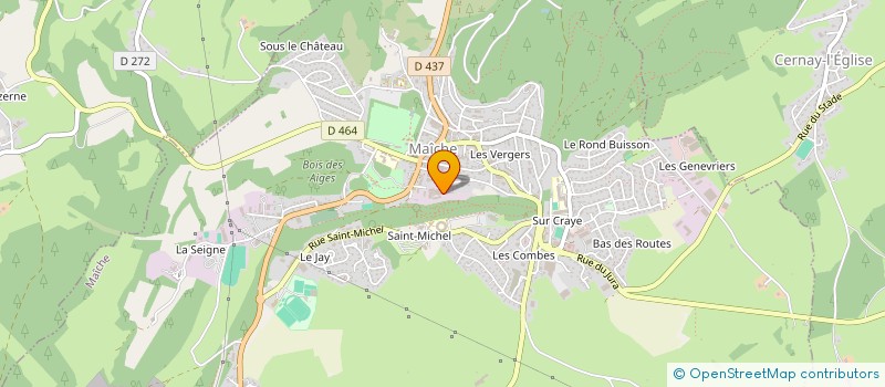 localisation de l'entreprise MONSIEUR MICHEL PHILIPPS à MAICHE