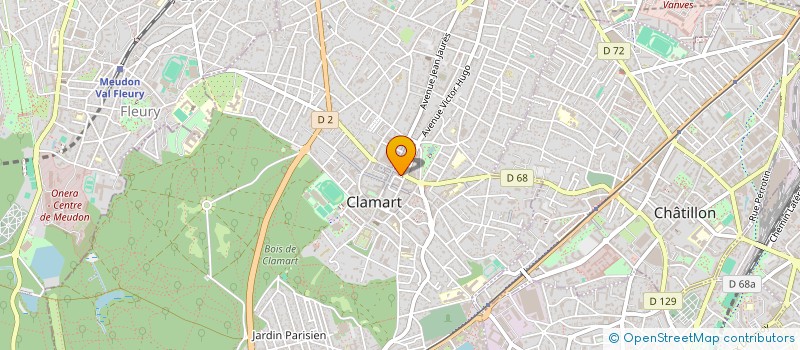 localisation de l'entreprise MONSIEUR MICHEL PIA à CLAMART