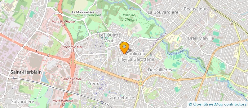 localisation de l'entreprise MONSIEUR MICHEL PIACENTINI  SAINT-HERBLAIN